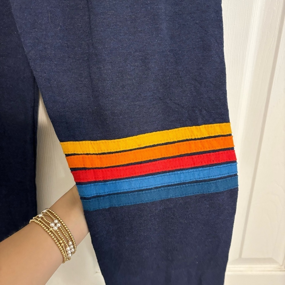Aviator Nation Rainbow Stitch Sweatpants - Picture 5 of 8